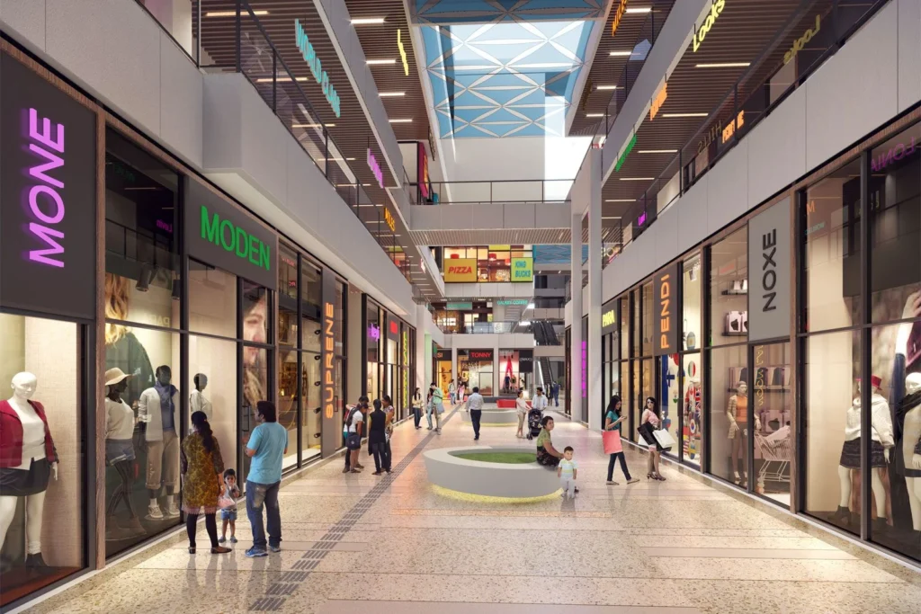 Food court and restaurant floors layout